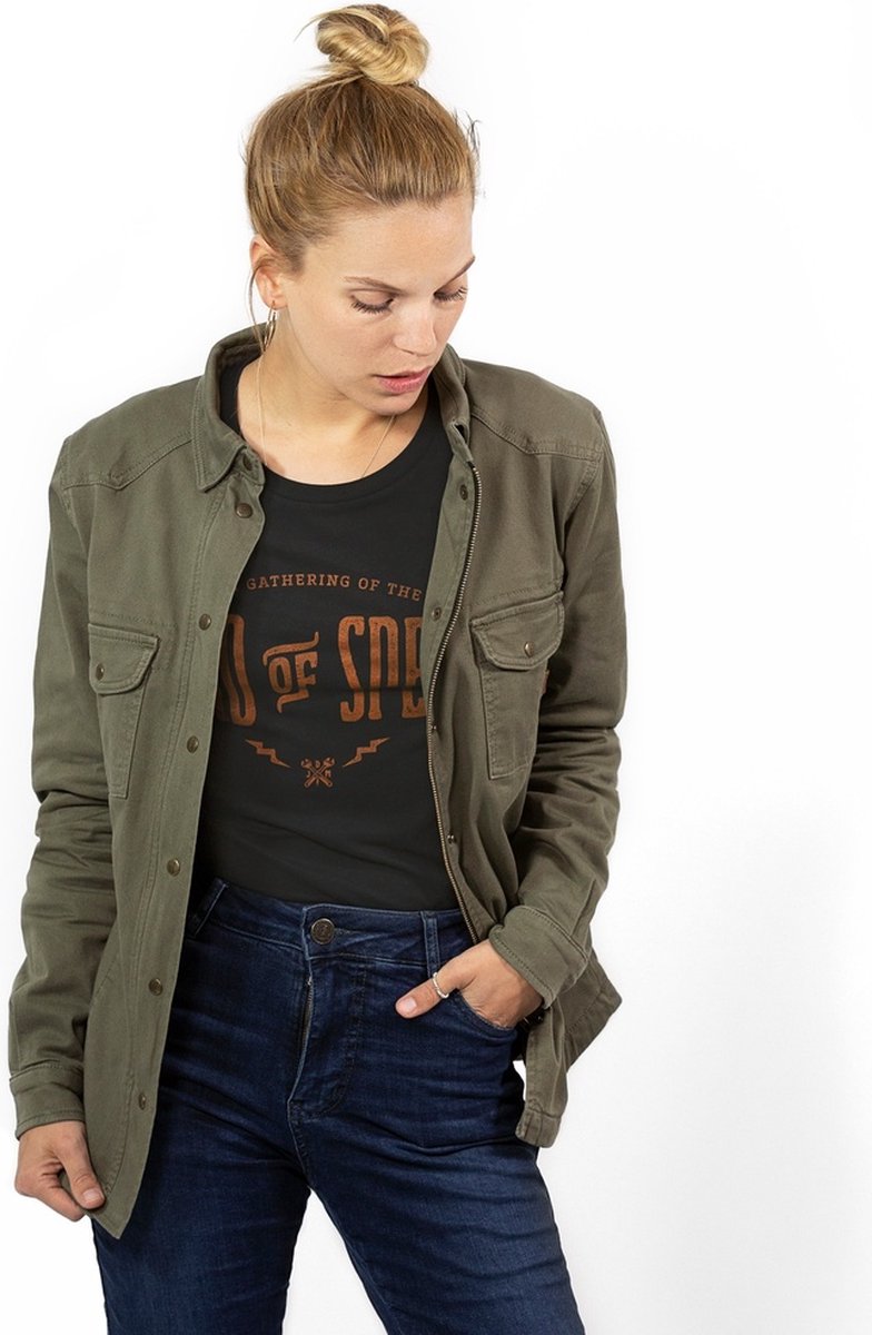John Doe Motoshirt Lady Olive XTM -