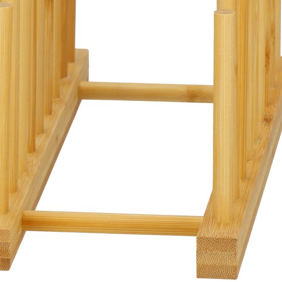 TETEWEVER Afdruiprek, houten bordenstandaard, 7 sleuven, bordenhouder, droogrek, afdruiprek voor snijplanken, borden, kommen, kopjes, boek, 2 stuks TETEWEVER Afdruiprek, houten bordenstandaard, 7 sleuven, bordenhouder, droogrek, afdruiprek voor snijplanken, borden, kommen, kopjes, boek, 2 stuks