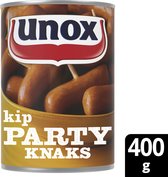 Unox Knakworst - Kip Party Knaks - met Beter Leven-keurmerk 1 ster - 12 x 400 g