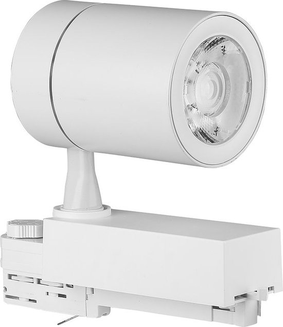 V-TAC VT-4536-W-N LED Tracklights - COB Tracklights - IP20 - Wit - 35 Watt - 3000 Lumen - 6400K