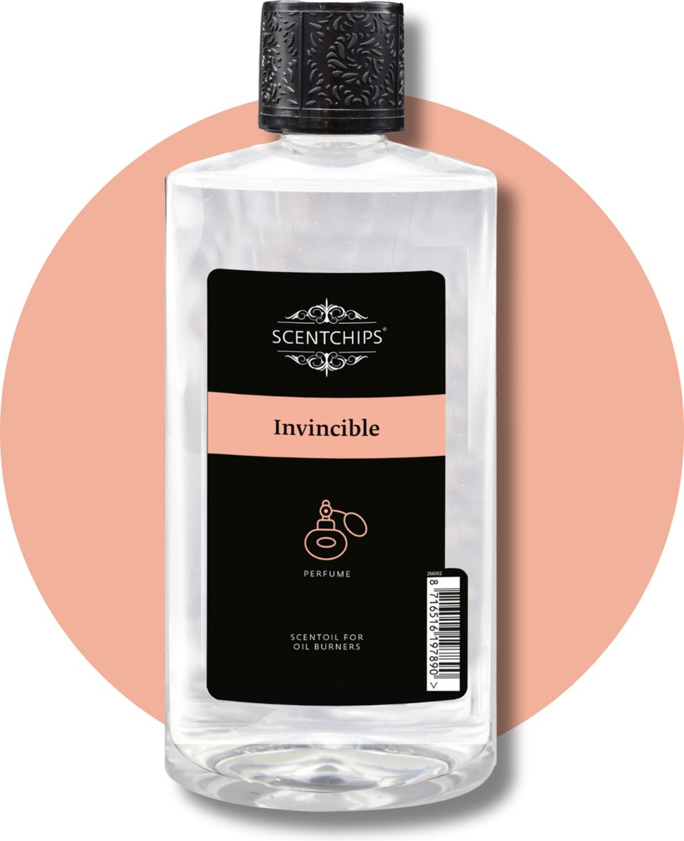 Goedkoopste Scentchips® Invincible - Geurolie Voor Oliebrander - Parfum Olie - Geurolie Voor Lampenolie - Geurlamp Olie - 475ml