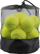 20 stuks geavanceerde tennisballen voor beginners, oefenbal voor huisdieren met netzak voor gemakkelijk dragen