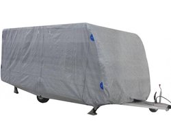 Caravan Beschermhoes - Maat XXL - (L)730 x (B)250 x (H)220 cm - Optimale Bescherming voor Binnen- en Buitenstalling tegen Vuil en Stof