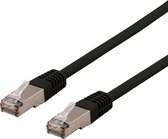 Deltaco SFTP-62SH, Cat6, 250MHz, S/FTP netwerkkabel, 2m, zwart