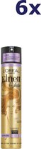 6x L'Oréal Paris Elnett Satin Hairspray 400ml Lumier Ultra Sterk