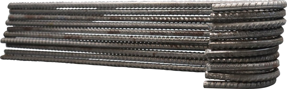 Goedkoopste 10x Grondanker staal 8mm 40cm.