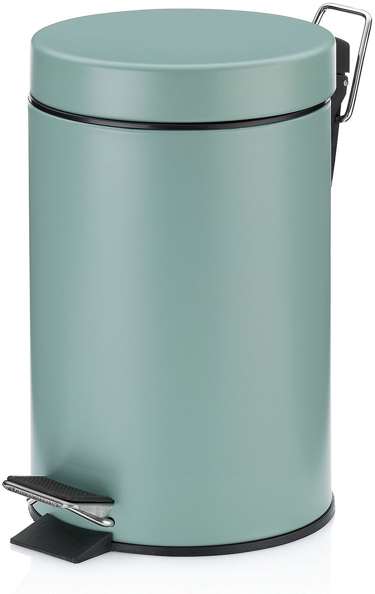 Kela Monaco Pedaal Afvalemmer - 3 l - Groen - Kel