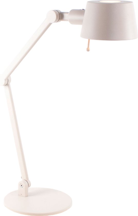 Verstelbare retro bureaulamp | zand/beige| E27