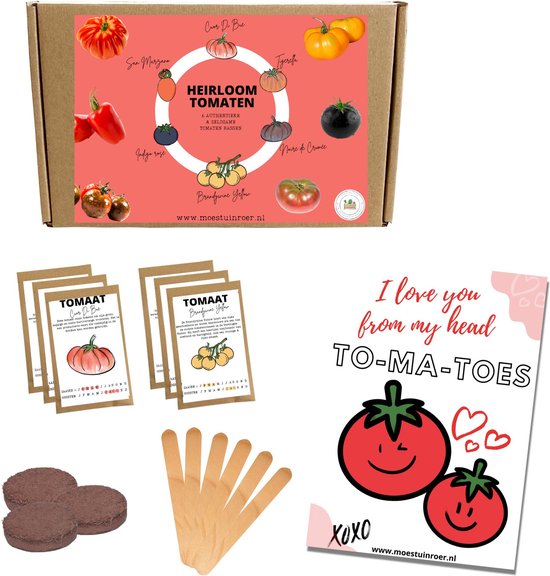 Heirloom tomaten moestuinbox
