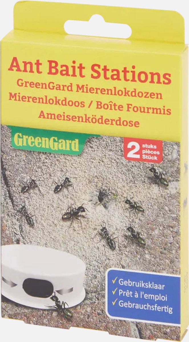 Mierenlokdoos - 2 Stuks - Voor binnen en buiten - Gebruiksklaar - Insectenval - Mierenlokloos - Mieren - Lokdoos - Ongediertebestrijding - Mierenval - mieren bestrijden - mieren gif - draaigat - Veilig voor kinderen en dieren.