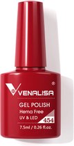 Venalisa Gellak - Gellak Rouge - 7,5 ml - Vernis à ongles Gellak - Rouge Gellak