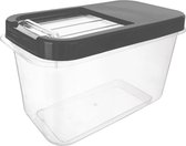 Opbergbox voor Wascapsules, Waspoeder en Voeder Grijs 10 l - Opbergdoos - Opslag Container