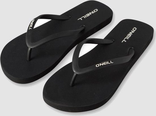 O'Neill Schoenen Women PROFILE SMALL LOGO SANDALS Black Out - B Slippers 41 - Black Out - B 100% Polyethylene