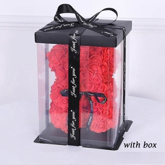 Rose Bear – Handgemaakte Rozen Teddybeer
