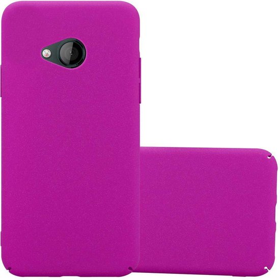 Cadorabo Custodia per HTC U Play in Frosty Rosso - Rigida Cover