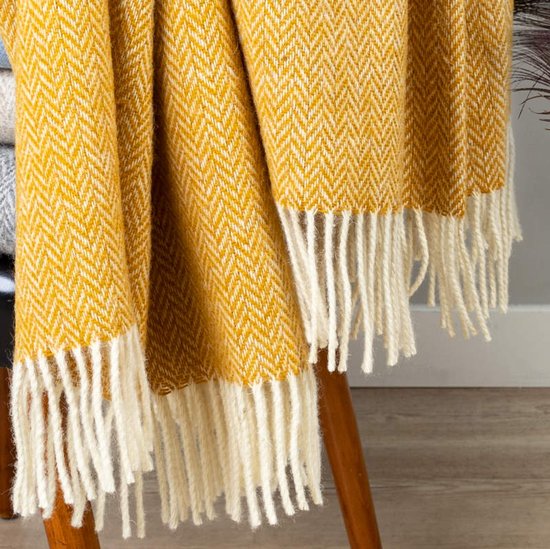 Plaid Florence in lichtblauw – 100% Nieuw-Zeelandse wol | MoST Plaid Florence in lichtblauw – 100% Nieuw-Zeelandse wol | MoST