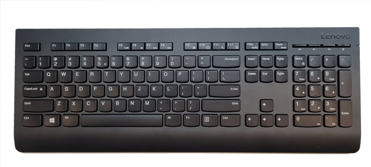 Lenovo 4X30H56874 toetsenbord RF Draadloos QWERTY Amerikaans Engels Zwart
