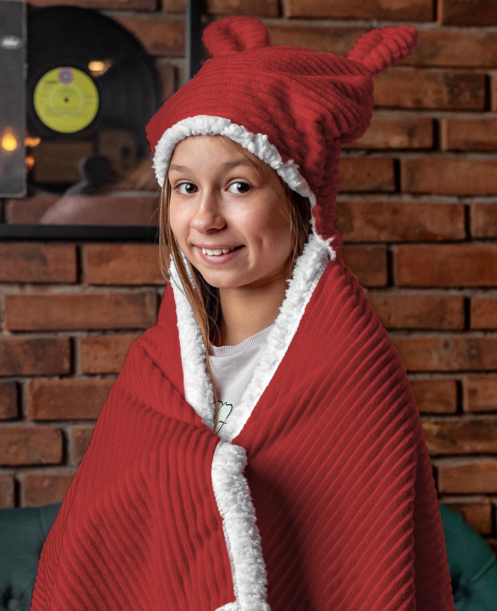 Zydante Home® - Kids Cape - Corduroy Rib - Bordeaux