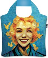 Ecozz - Marilyn Monroe - 100% gerecycled (rPet) – Öko-Tex - Voorzien van rits - Afsluitbaar - Opvouwbare boodschappentas - Waterresistant – Shopper - Eco-vriendelijk - Duurzaam