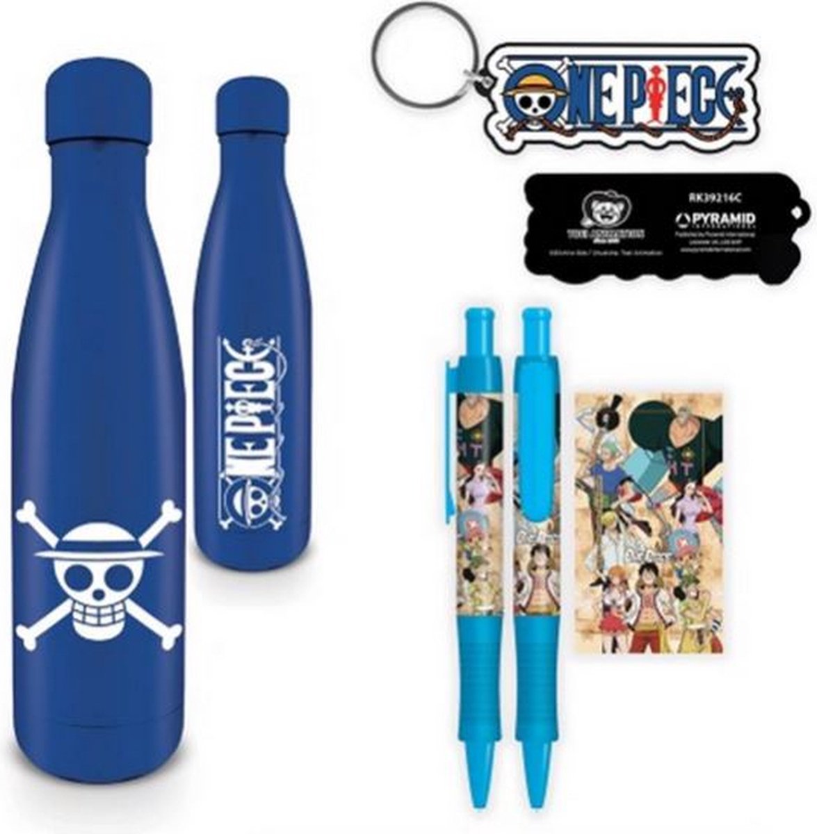 One Piece Anime Flask Coffret cadeau One Piece Anime Merchandising pour  homme, petit ami, flasque pour liqueur, 237 ml, flasque pour liqueur avec