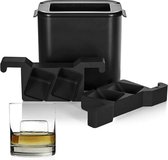ICYBOY - CLEAR ICE Whiskey IJskubus Maker Kristalhelder - 2 inch - Dubbele Kubus Vierkant- Cube Mold - Helder Ijs - ClearIce