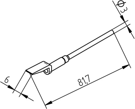 TOOLCRAFT N9-1 Soldeerpunt – Naaldvorm 0,2 Mm, 44 Mm Lang – Set Van 3 Stuks