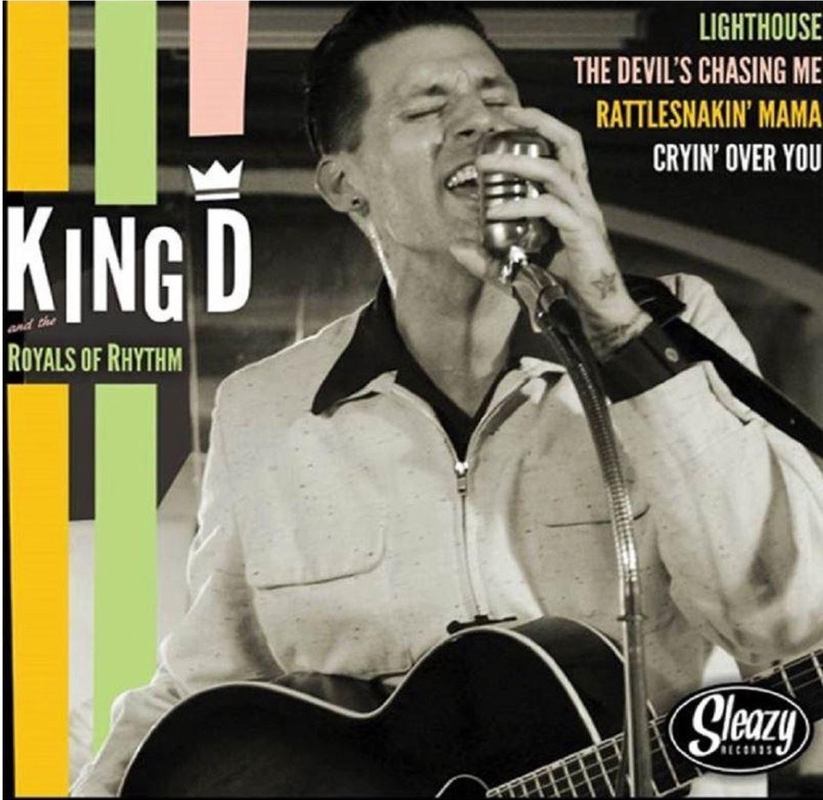 King D And The Royals Of Rhythm & The New! Attention - Split (10" LP)