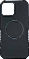 Geschikt voor iPhone 13 Pro - MagSafe - Hoesje - Zwart
