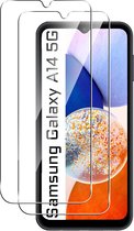 Screenprotector Geschikt voor Samsung Galaxy A14 (5G/4G) - Beschermglas - Screen protector gehard glas - 2 Stuks