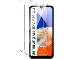 Screenprotector Geschikt voor Samsung Galaxy A14 (5G/4G) - Beschermglas - Screen protector gehard glas - 2 Stuks