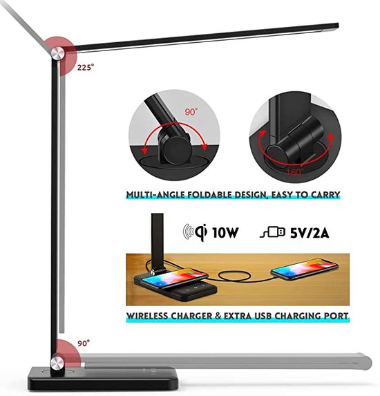 LAN Lampe de loupe de bureau USB Tattoo Loupe pliable 5X Led Lampe avec