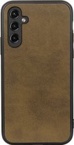 Mobigear Hoesje geschikt voor Samsung Galaxy A14 Telefoonhoesje Hardcase | Mobigear Excellent Backcover | Galaxy A14 Case | Back Cover - Groen