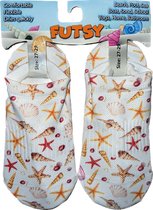 Futsy - Coquillages - Chaussettes de natation antidérapantes enfant - Chaussons de bain - Chaussons Chaussures aquatiques - Taille 27/29