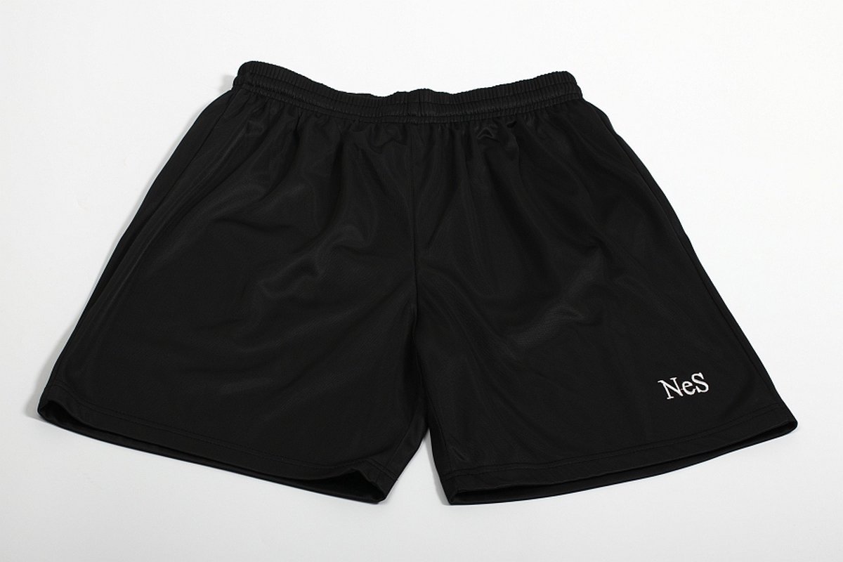 NeS Roma - Voetbalbroek - Sportbroek - Voetbalshort - Zwart - Maat S
