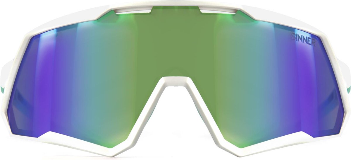 Sinner Pace zonnebril - Mat wit - Fiets lens