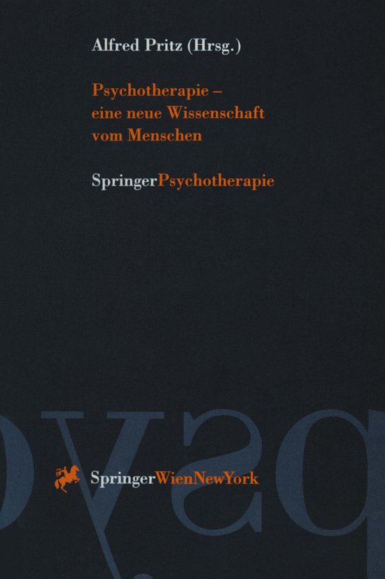 Psychotherapie — eine neue Wissenschaft vom Menschen - cover