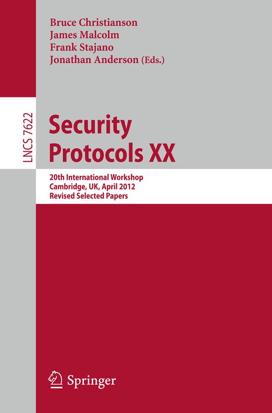 Security Protocols XX - cover