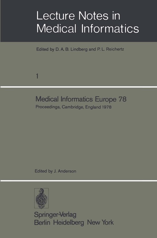 Medical Informatics Europe 78 - cover
