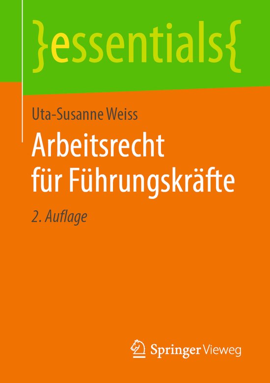 Arbeitsrecht fuer Fuehrungskraefte - cover