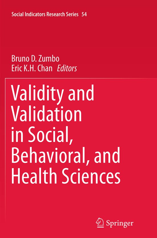 Validity and Validation in Social, Behavioral, and Health Sc ... - cover
