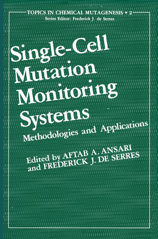 Topics in Chemical Mutagenesis- Single-Cell Mutation Monitor ... - cover