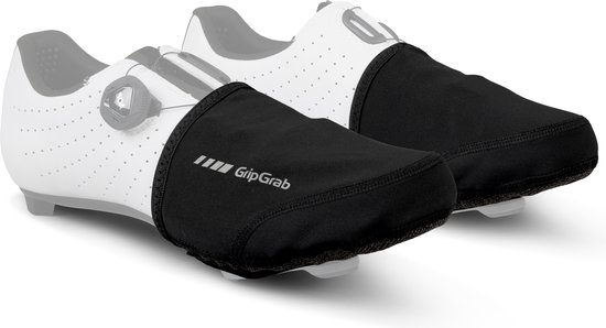 GripGrab - Windproof Wielren Toe Covers Teenwarmers Overschoenen - Zwart - Unisex - Maat L/XL