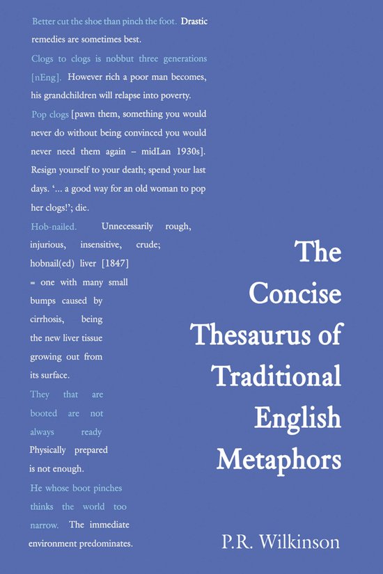 Concise Thesaurus of Traditional English Metaphors - cover