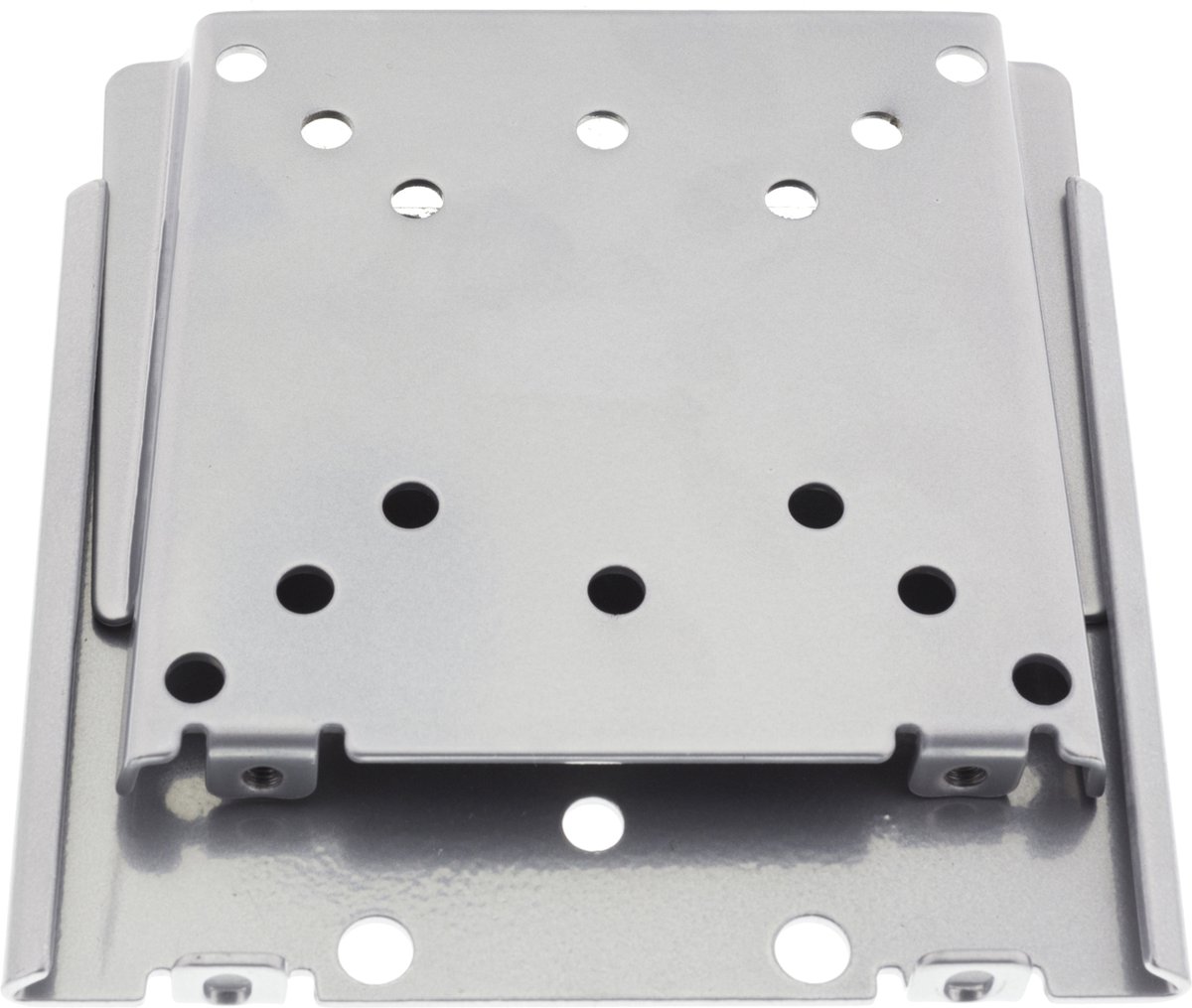 Deltaco ARM-410 Vlakke TV/Monitor Muurbeugel - 13-28 Inch - Max 30kg - Zilvergrijs