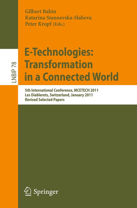 E-Technologies: Transformation in a Connected World - cover