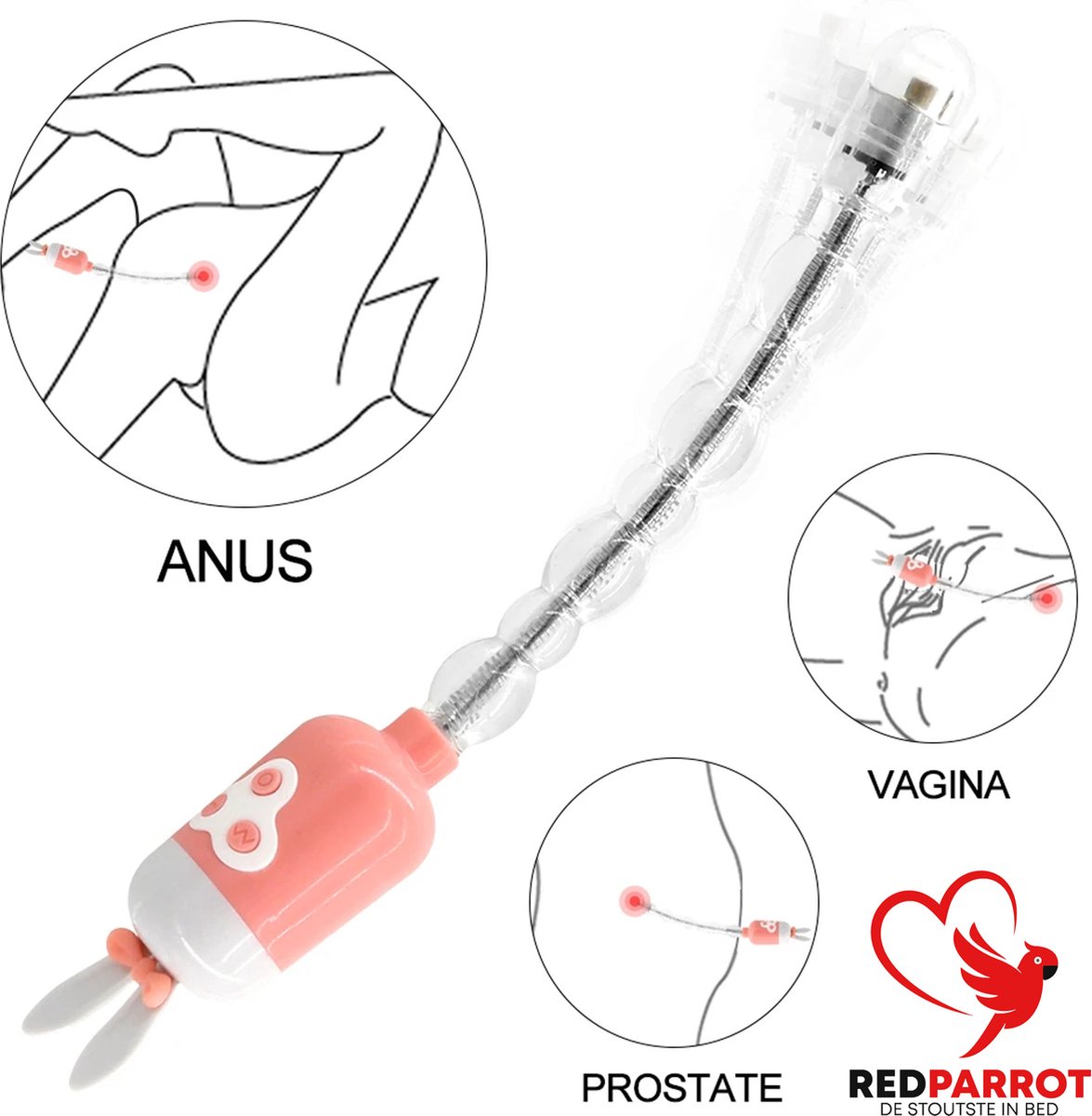 Goedkoopste Anale kralen vibrator Superior | Anaal plug | Anus | Tril | Vibratie | 9 standen | Kont plug | Hoge kwaliteit