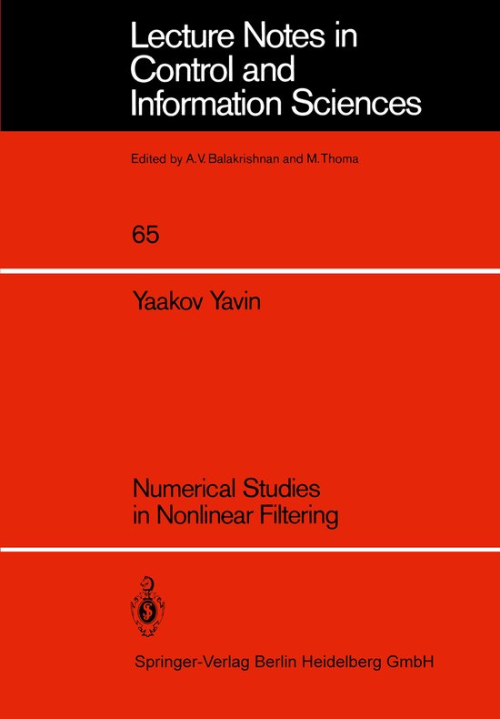 Numerical Studies in Nonlinear Filtering - cover