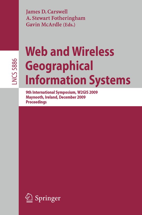 Web and Wireless Geographical Information Systems - cover