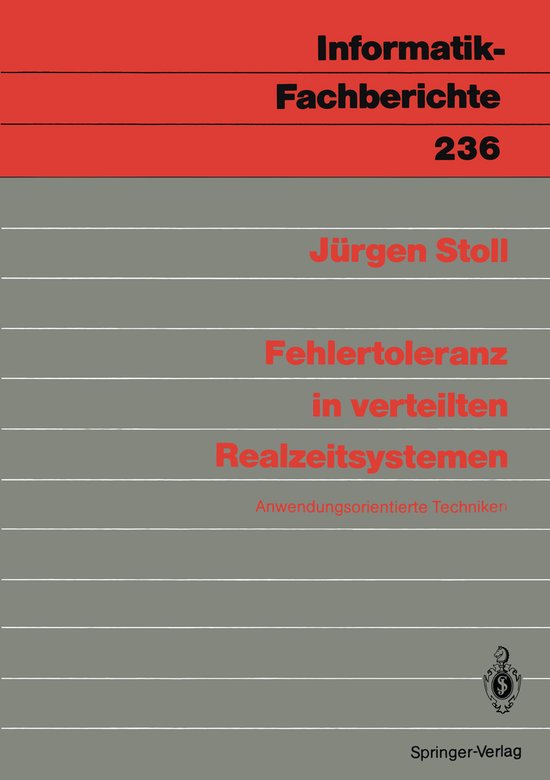 Fehlertoleranz in Verteilten Realzeitsystemen - cover