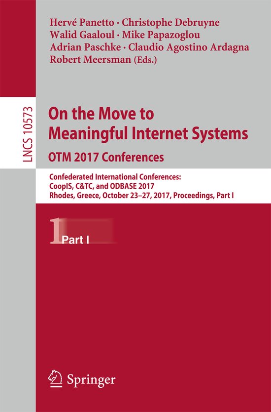 Lecture Notes in Computer Science10573- On the Move to Meani ... - cover